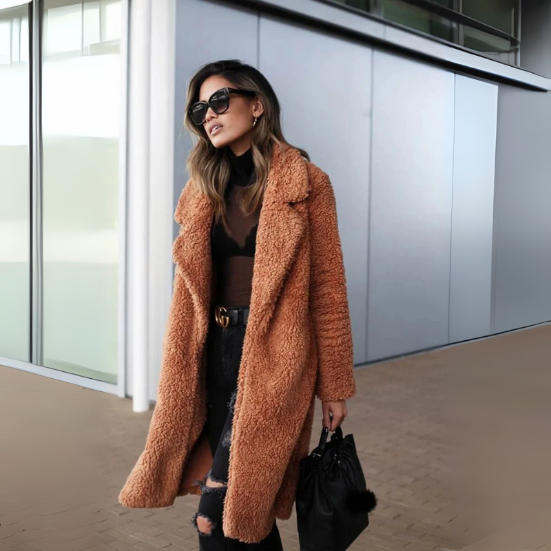 Emily Long Fleece Winter Coat