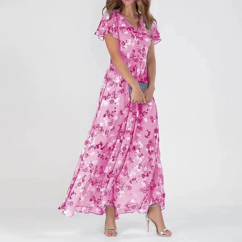Floral Print Maxi Dress