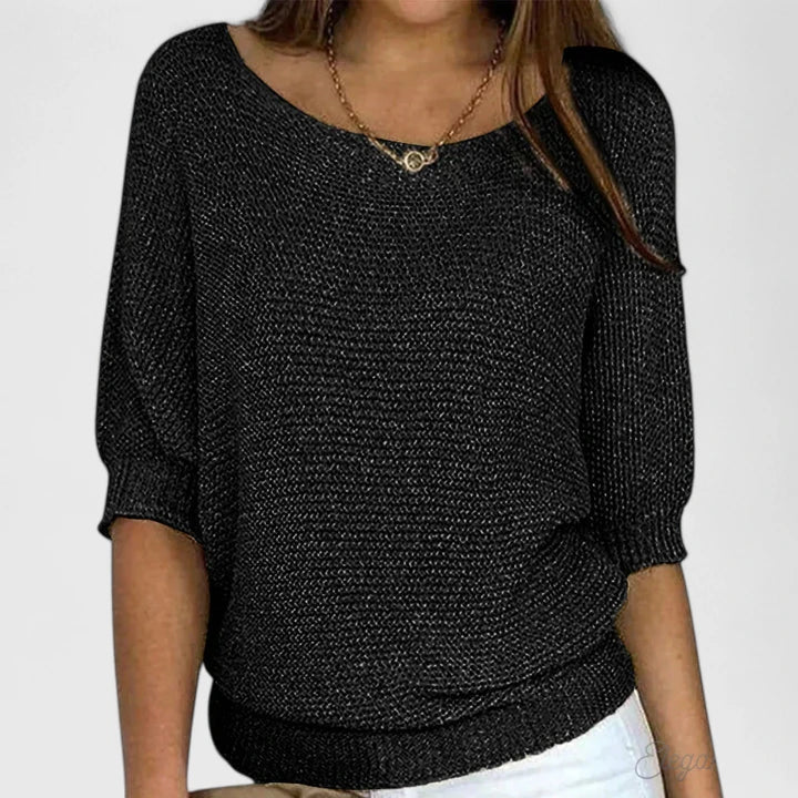 Kalyndrae Batwing Knit Sweater