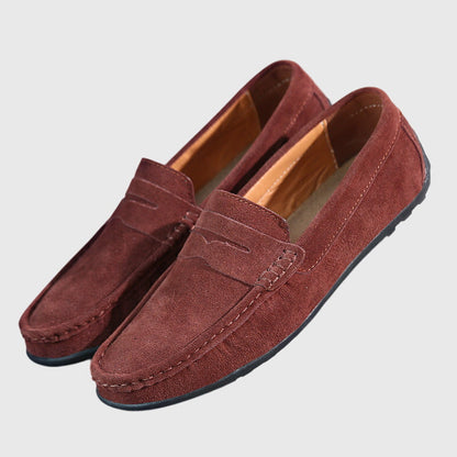 Rosaly Suede Penny Loafers