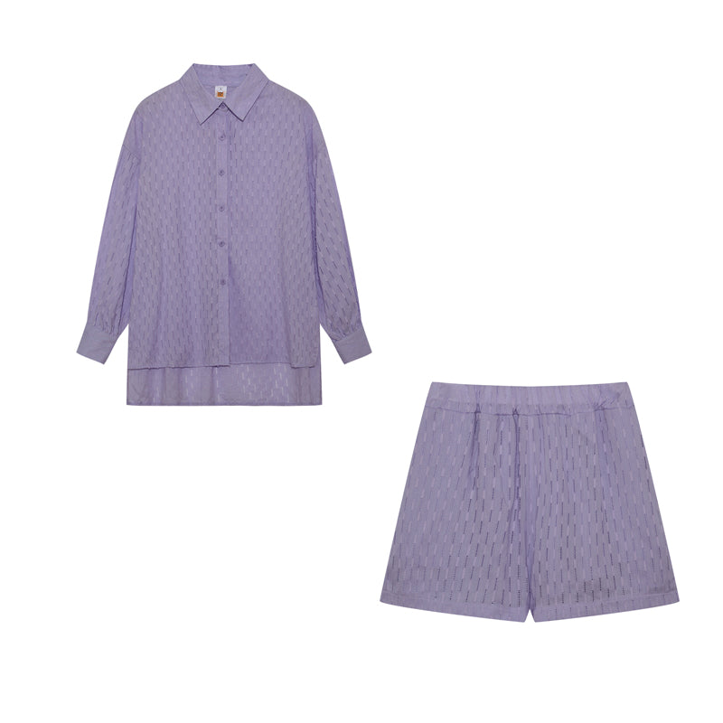 Elizabeth Cotton Shirt & Shorts Set