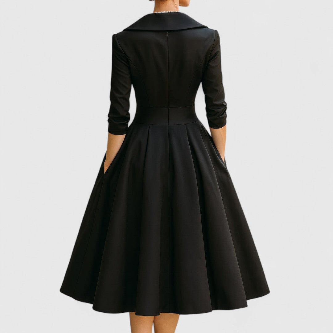Marley Quinn Wrap V-Neck Midi Dress