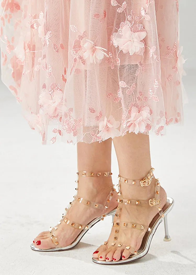Floreva Embroidered Tulle Skirt