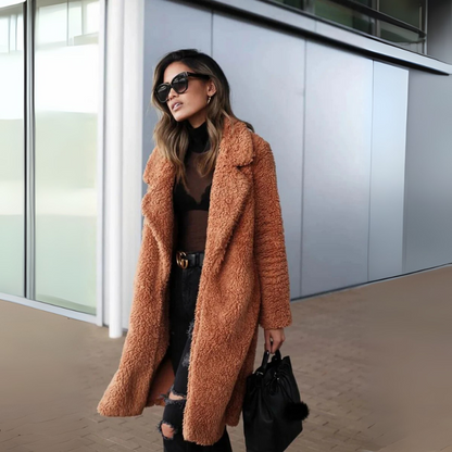 Emily Long Fleece Winter Coat