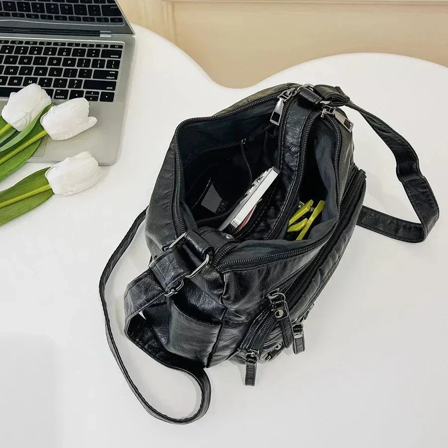 Lilova Multi-Pocket Crossbody Bag
