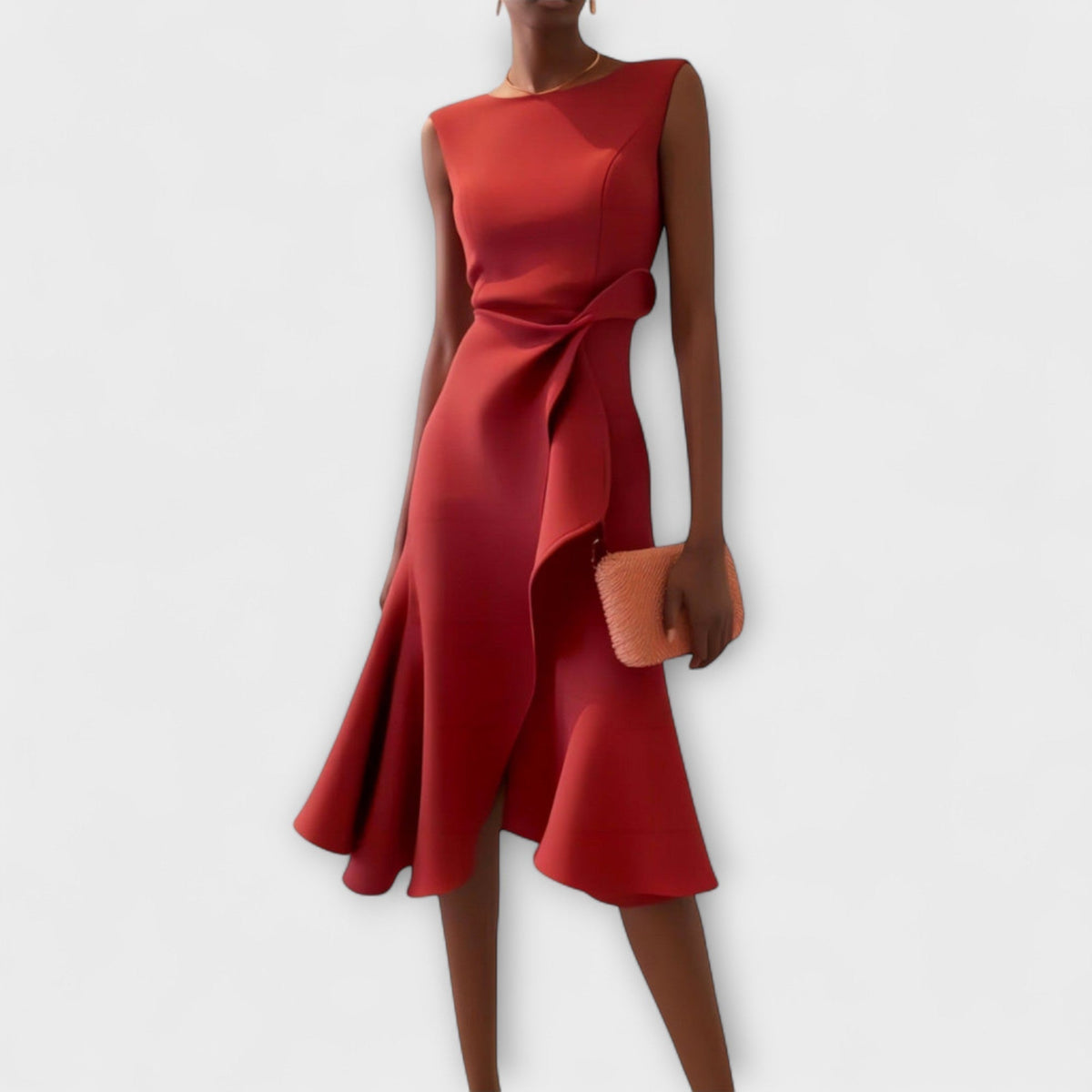 Juliette Ruffle Midi Dress