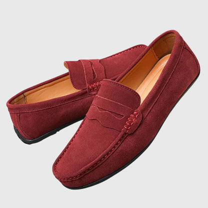 Rosaly Suede Penny Loafers