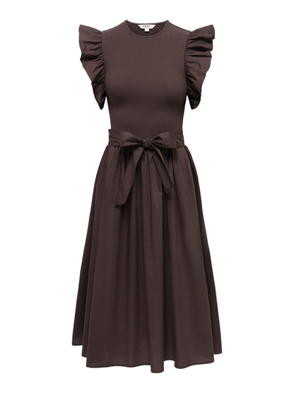 ONLAVALORA Long - Jurk - black coffee