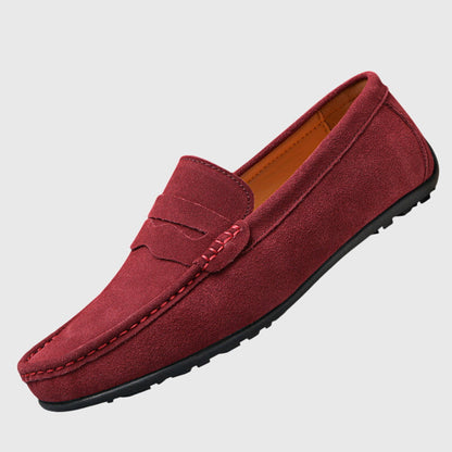 Rosaly Suede Penny Loafers