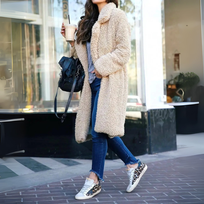 Emily Long Fleece Winter Coat