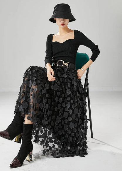 Applova Floral Tulle Skirt