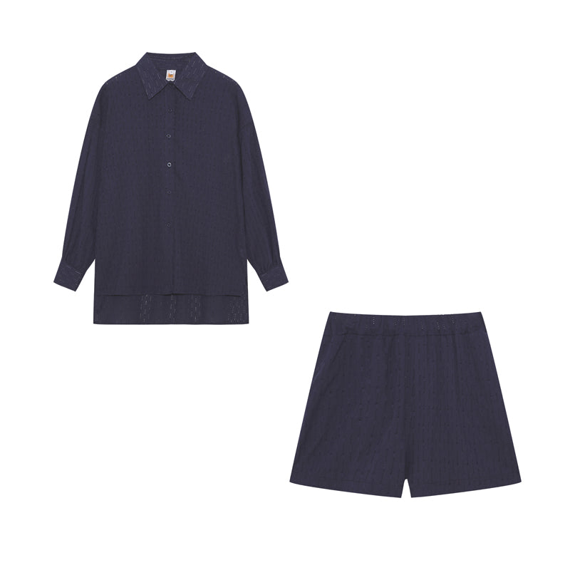 Elizabeth Cotton Shirt & Shorts Set