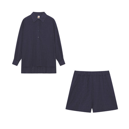 Elizabeth Cotton Shirt & Shorts Set