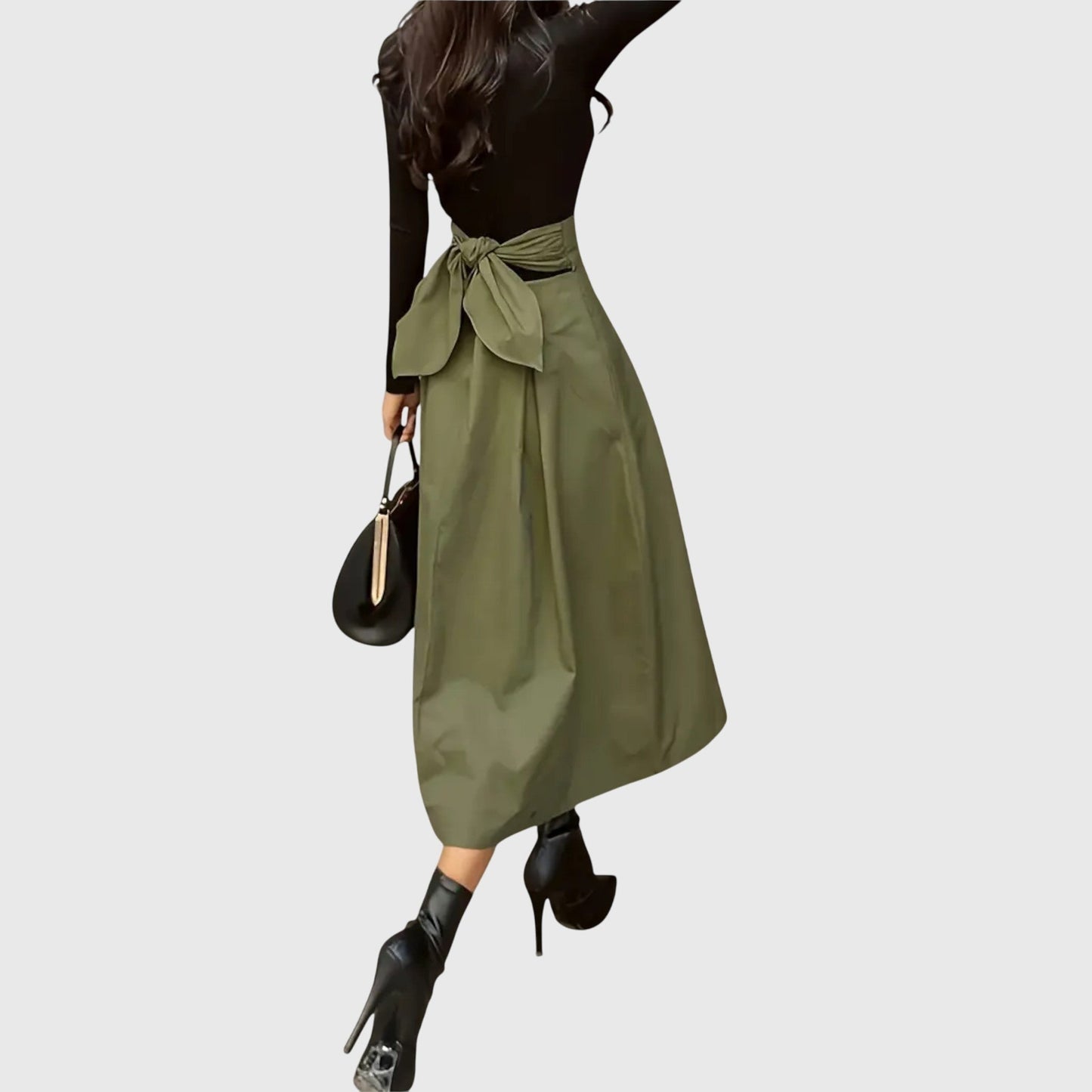 Elina A-Line Midi Skirt