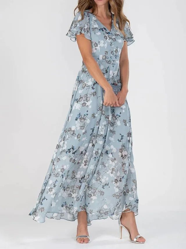 Floral Print Maxi Dress