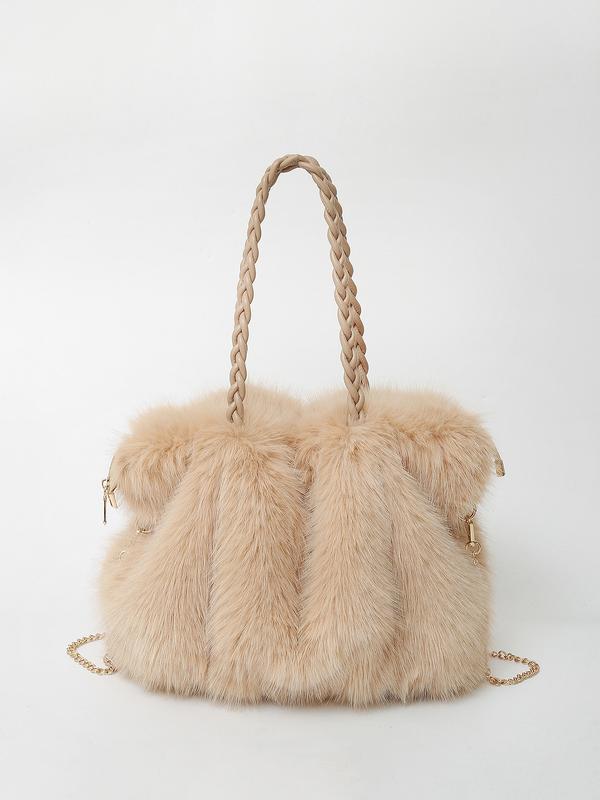 Bethova Faux Fur Tote Bag
