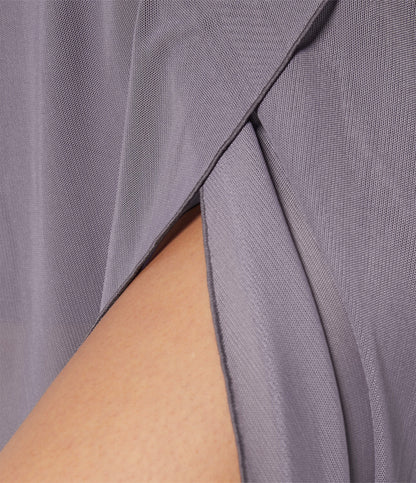 Melanie Chiffon Wrap Midi Skirt