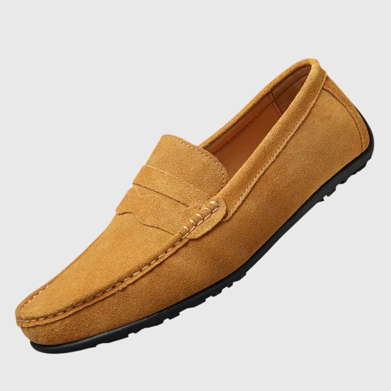 Rosaly Suede Penny Loafers