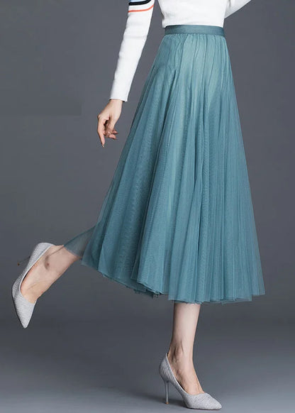 Tulvera Pleated Tulle Skirt