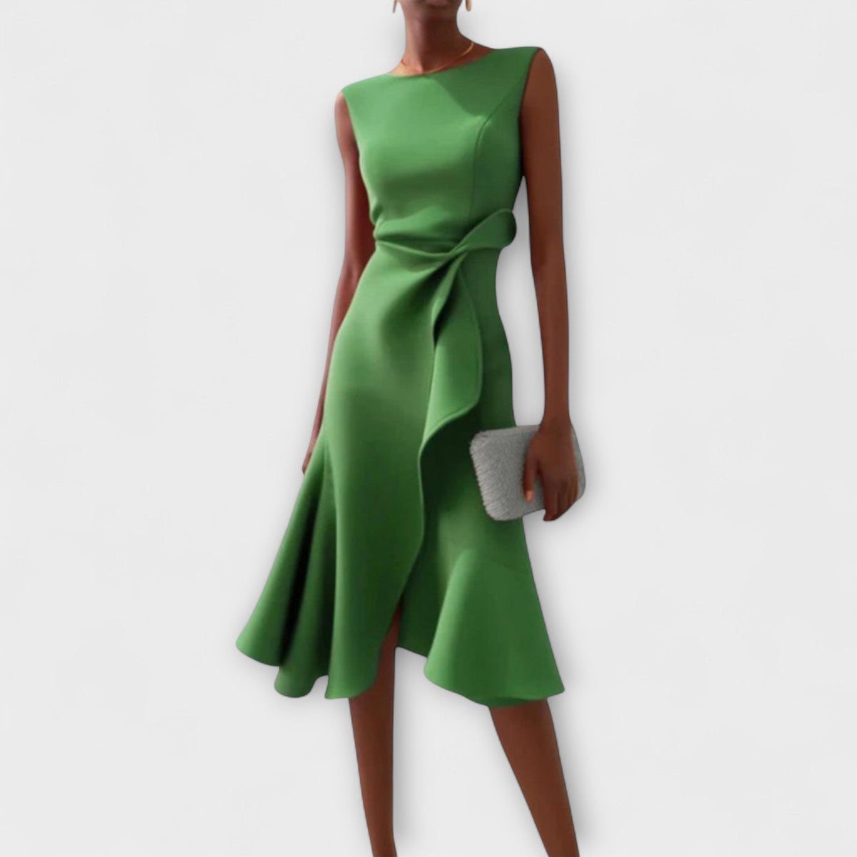 Juliette Ruffle Midi Dress