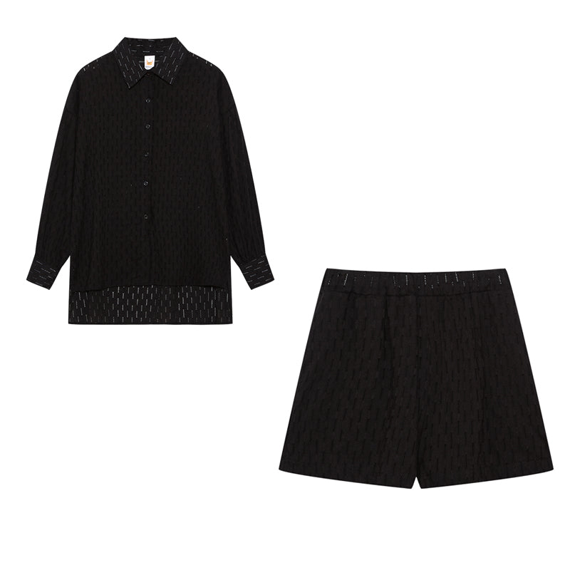 Elizabeth Cotton Shirt & Shorts Set