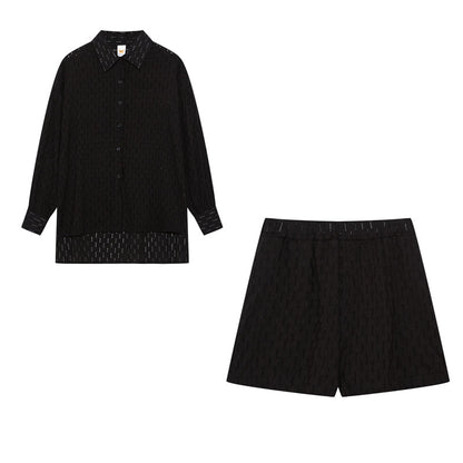 Elizabeth Cotton Shirt & Shorts Set