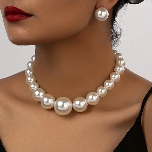 Luxova Pearl Jewellery Set