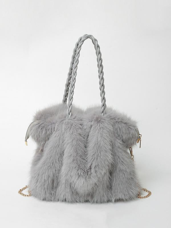 Bethova Faux Fur Tote Bag