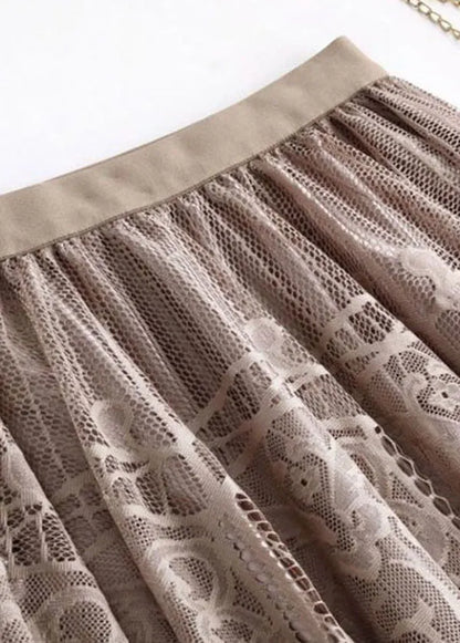 Lacova Patchwork Lace Skirt