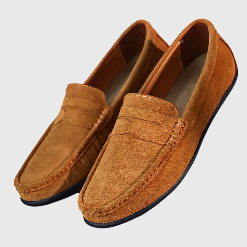Rosaly Suede Penny Loafers