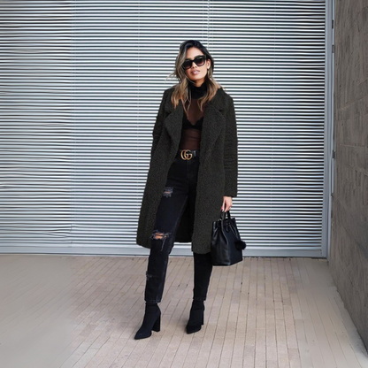 Emily Long Fleece Winter Coat