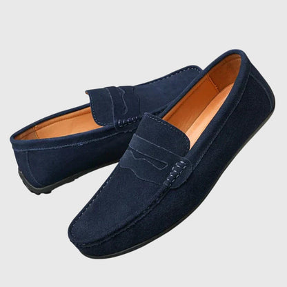 Rosaly Suede Penny Loafers