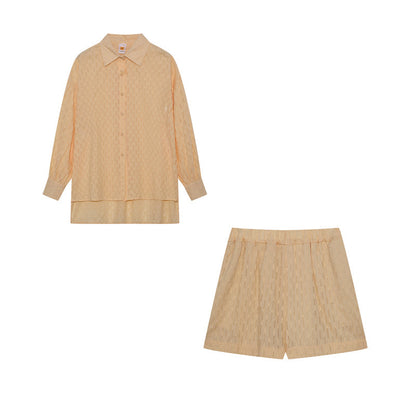 Elizabeth Cotton Shirt & Shorts Set
