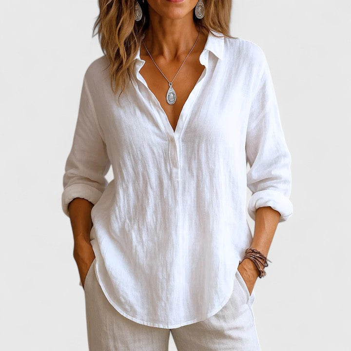 Franzina Linen Blouse