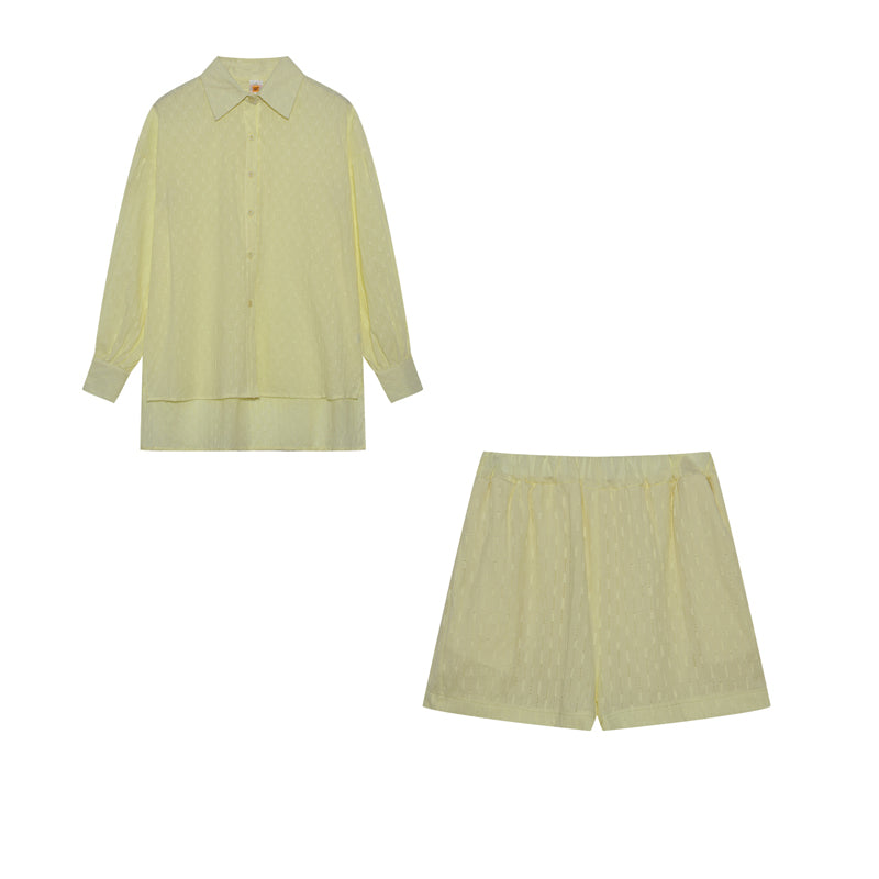 Elizabeth Cotton Shirt & Shorts Set