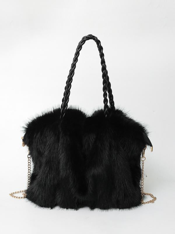 Bethova Faux Fur Tote Bag