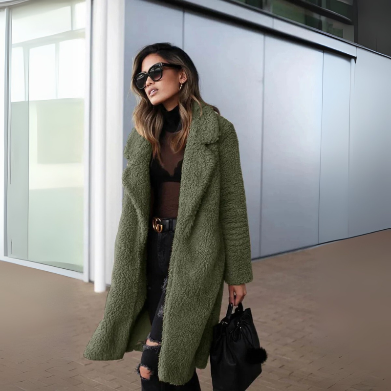 Emily Long Fleece Winter Coat