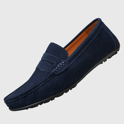 Rosaly Suede Penny Loafers