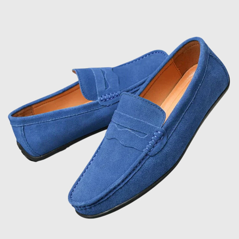 Rosaly Suede Penny Loafers