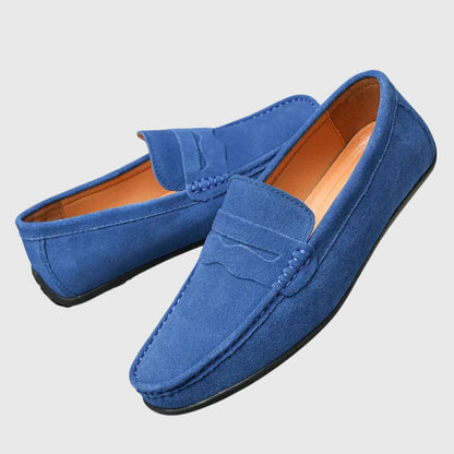 Rosaly Suede Penny Loafers