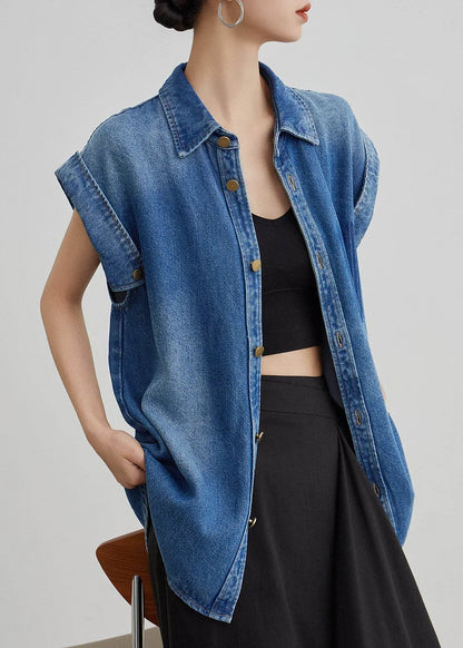 Denova Peter Pan Denim Coat
