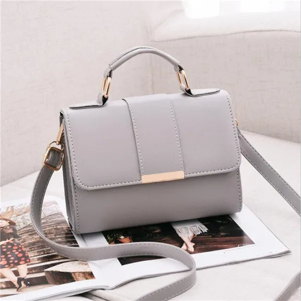 Retro PU Leather Crossbody Handbag