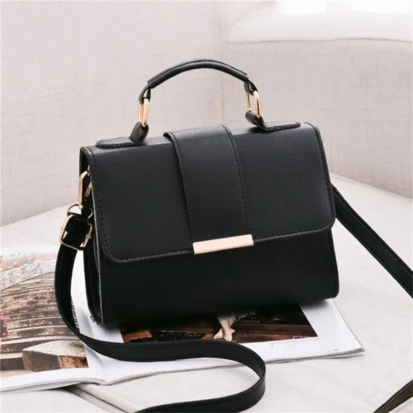 Retro PU Leather Crossbody Handbag