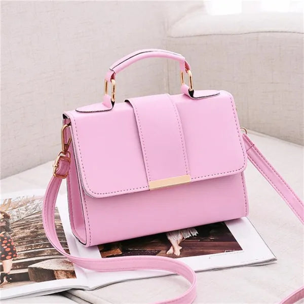 Retro PU Leather Crossbody Handbag