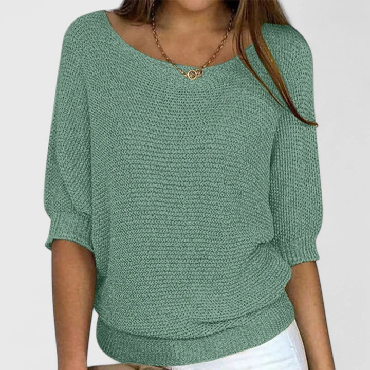 Kalyndrae Batwing Knit Sweater