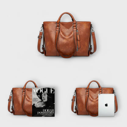 Olivara Large Leather Tote