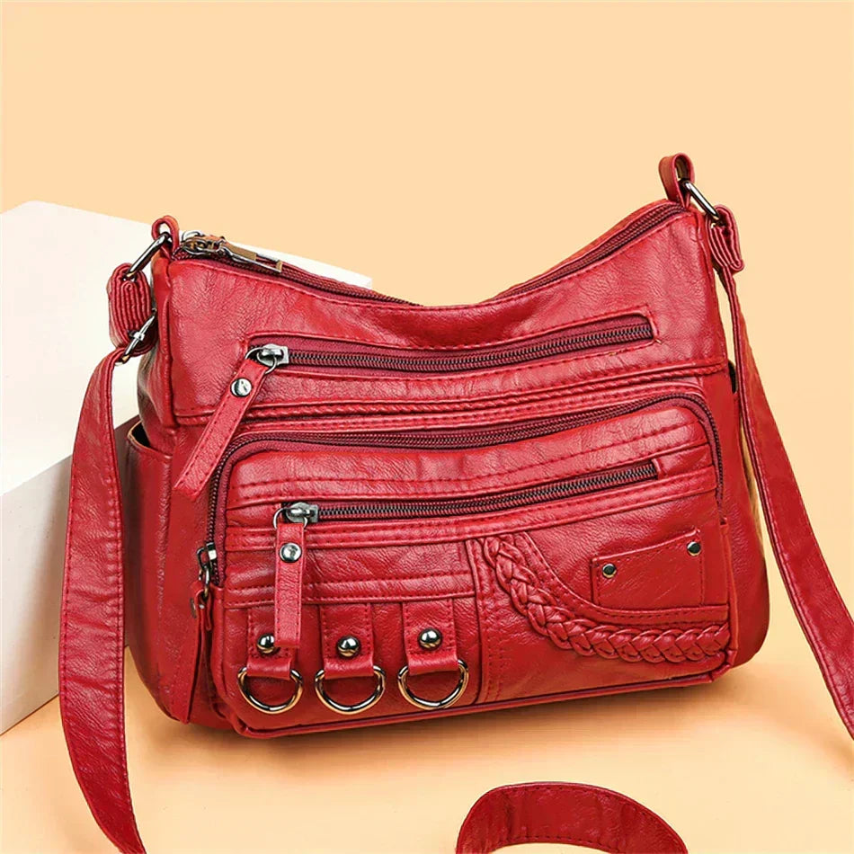 Lilova Multi-Pocket Crossbody Bag