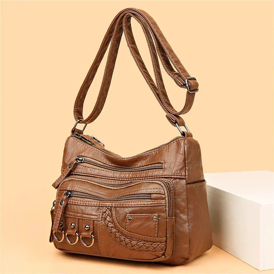 Lilova Multi-Pocket Crossbody Bag