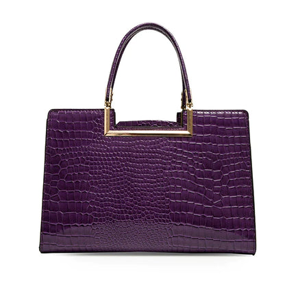 Leather Tote Bag & Wallet Set