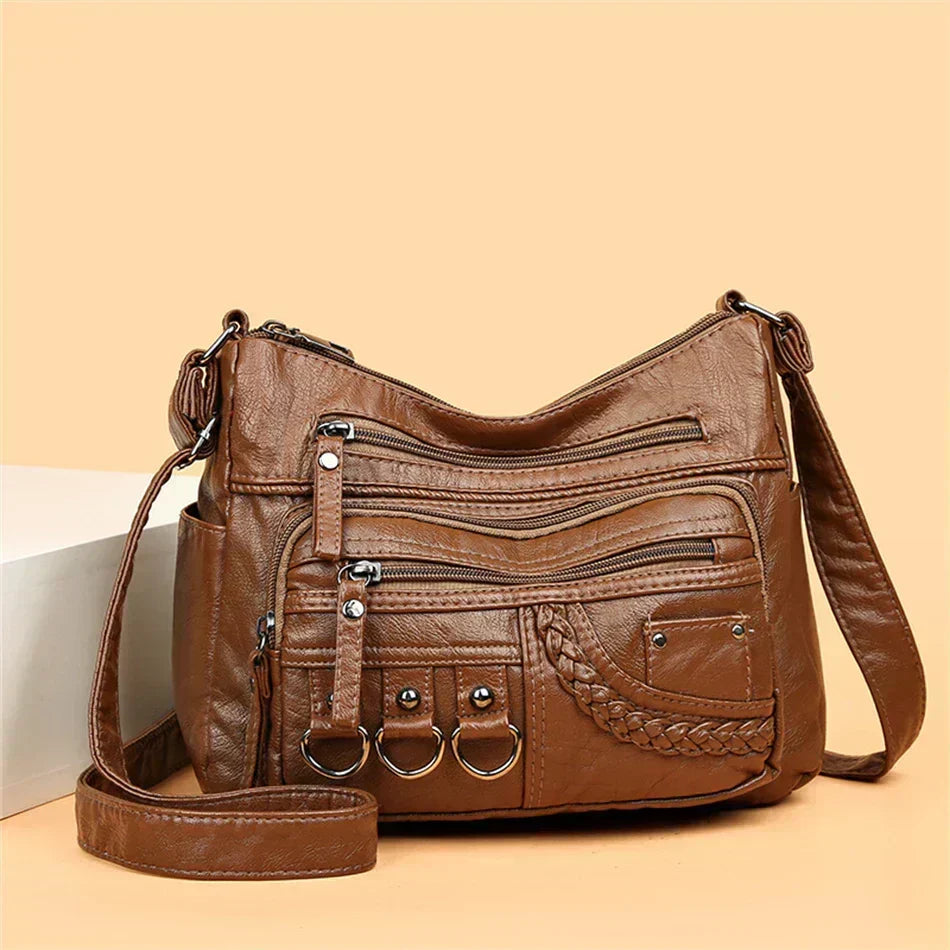 Lilova Multi-Pocket Crossbody Bag